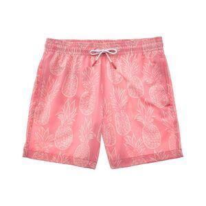 Trunk Mens S Surf & Swim Co. Pineapple Outline Sano Swim Short, Pink